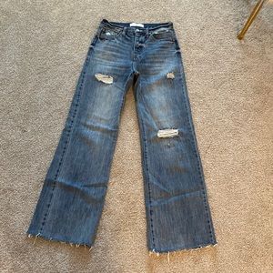 Womens straight leg Kancan jeans